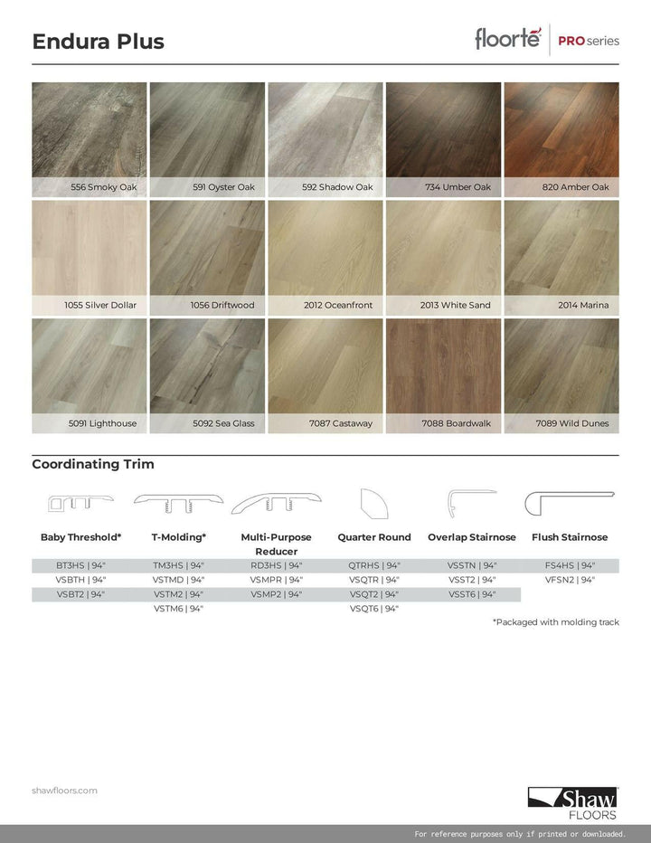 00556 SMOKY OAK - Shaw Vinyl 4.8mm Endura Plus 0736V - ADVANCED FLOORING