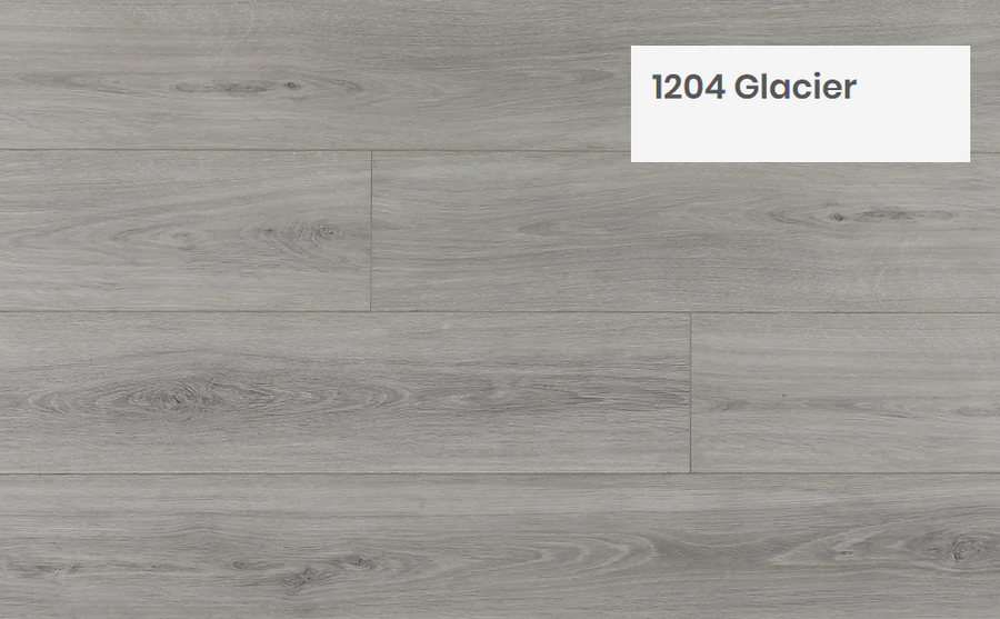 Close up of Laminate in the colour 1204 Glacier by Woden Flooring sold by Advanced Flooring in Kitchener-Waterloo.