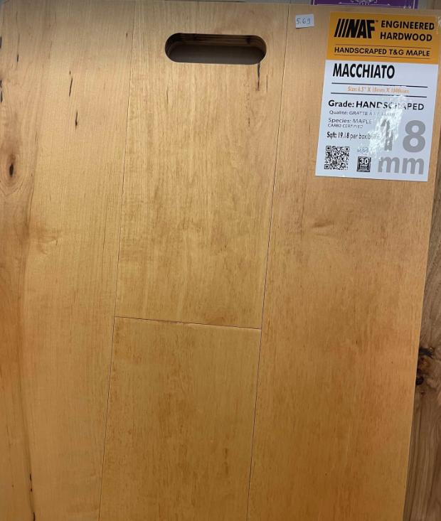 Macchiato- NAF 6.5"x18mm Engineered Hardwood  Maple