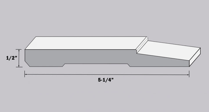 Baseboards 5" and 7"  Bevel step - NAF