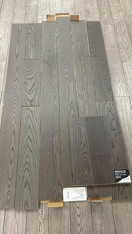 Coffee Open Box- Vidar American Oak 6" x 3/4" Engineered Hardwood T&G