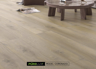 CORONADO - PURELUX Imperlux series 9"x7mm SPC Vinyl Plank w/ Cork underlay - ADVANCED FLOORING