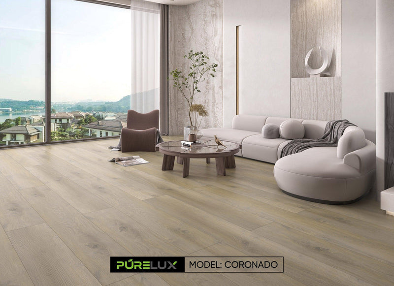 CORONADO - PURELUX Imperlux series 9"x7mm SPC Vinyl Plank w/ Cork underlay - ADVANCED FLOORING