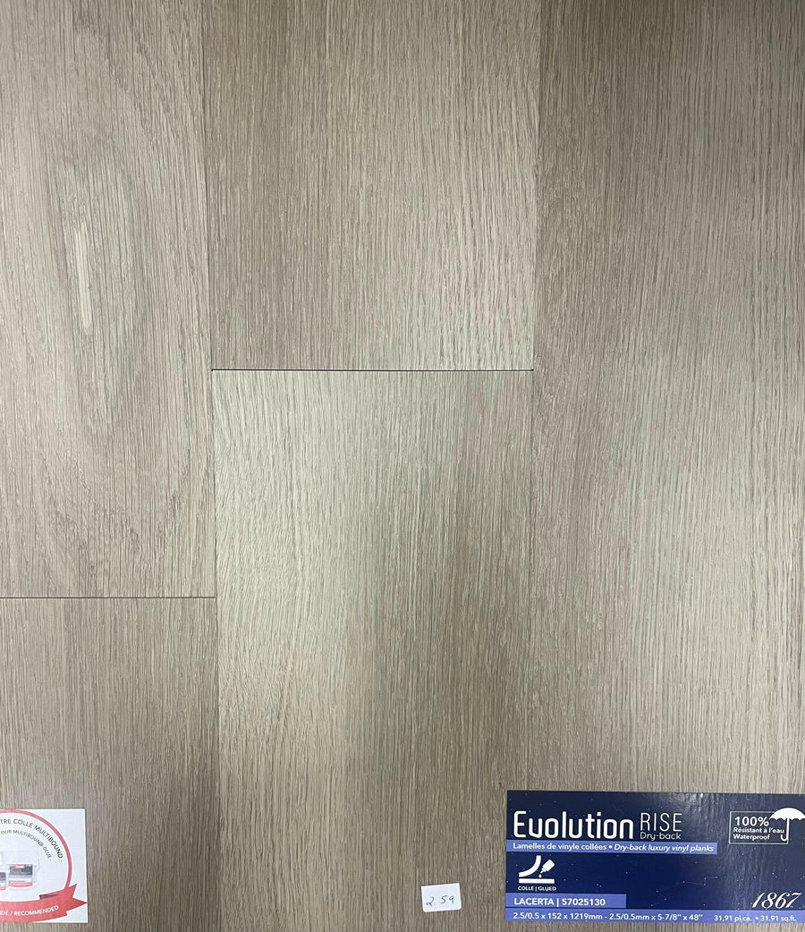 Lacerta 57025130 - 1867 Flooring 2.5mm Vinyl Evolution Rise - ADVANCED FLOORING