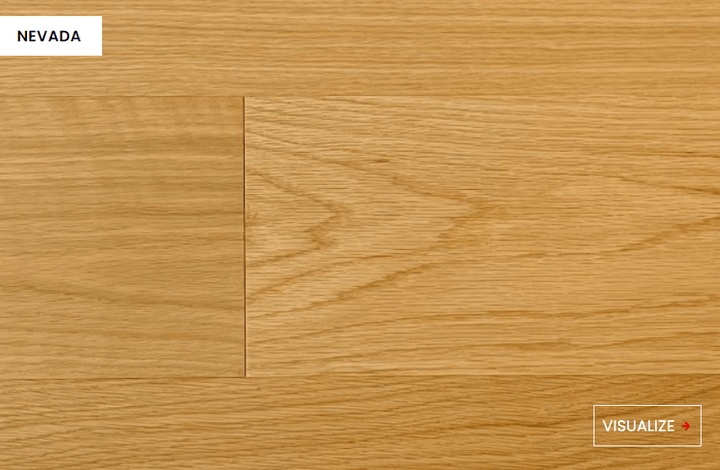 Close-up showing the texture and color of Nevada NAF engineered hardwood flooring.