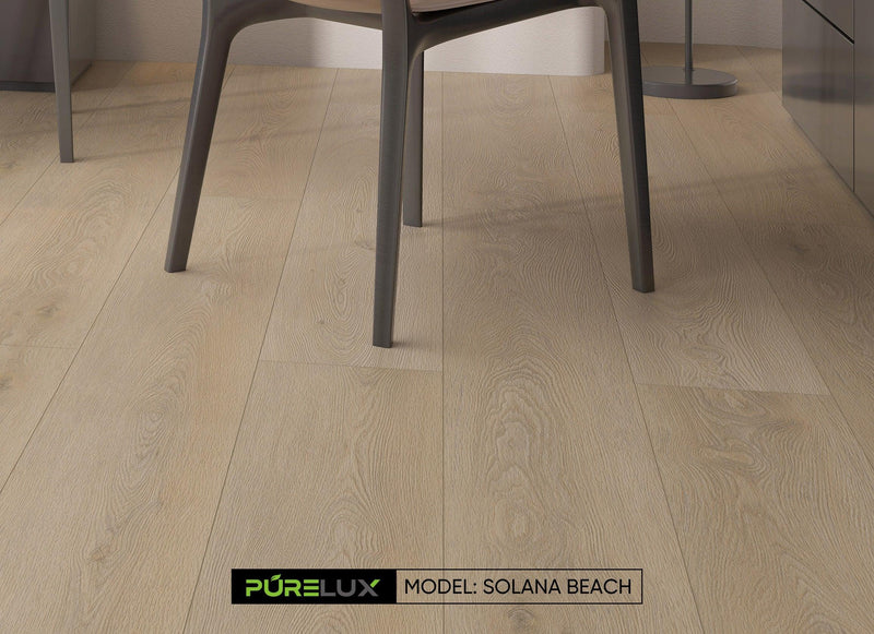 SOLANA BEACH - PURELUX Imperlux series 9"x7mm SPC Vinyl Plank w/ Cork underlay - ADVANCED FLOORING