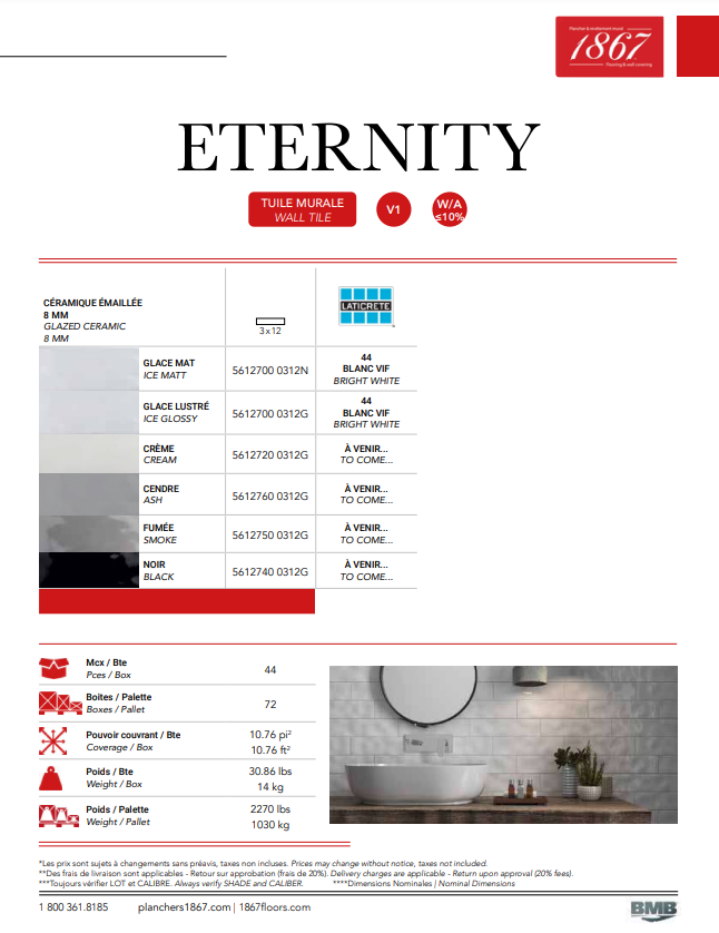 1867 Tile - Eternity Collection