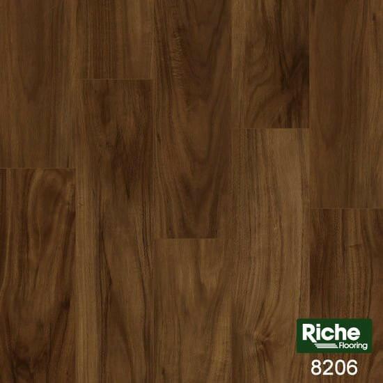 Close-up showing the texture and color of 8206 Riche 10mm vinyl flooring.