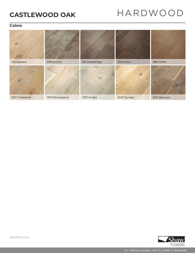 ARMORY 508 - SHAW ENGINEERED HARDWOOD CASTLEWOOD OAK SW485 - advancedflooring