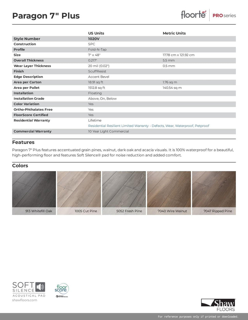 Blackfill Oak 909 - Shaw Vinyl 5.5mm PARAGON MIX PLUS 1021V - advancedflooring