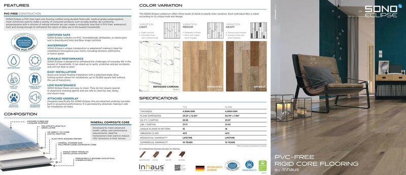 Centennial Sandstone - SONO Vinyl Tiles 5.5mm ECLIPSE STONE - advancedflooring