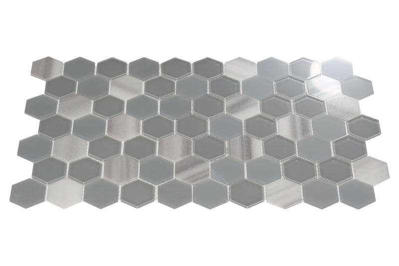 Ceratec Backsplash Tile - Exagon Collection - advancedflooring