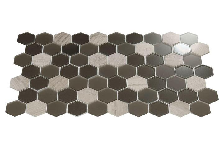 Ceratec Backsplash Tile - Exagon Collection - advancedflooring