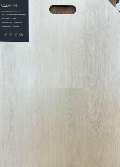 Code 601 - Woden Flooring SPC Vinyl 6mm Collection - ADVANCED FLOORING