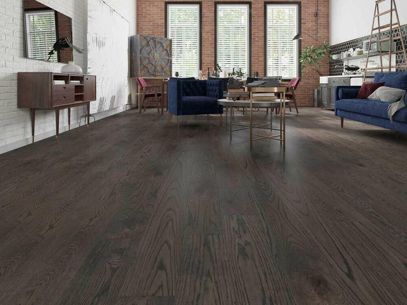 Coffee - Vidar 5" Click American Oak 5" x 1/2" Engineered Hardwood - advancedflooring