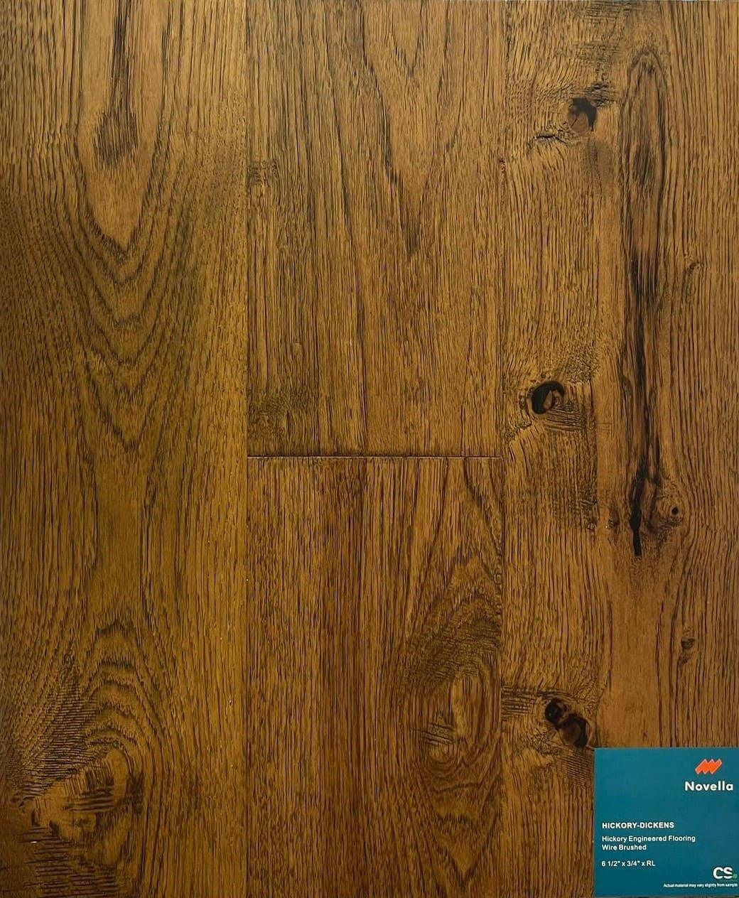 Dickens - NOVELLA 6 1/2" HICKORY ENGINEERED HARDWOOD - advancedflooring