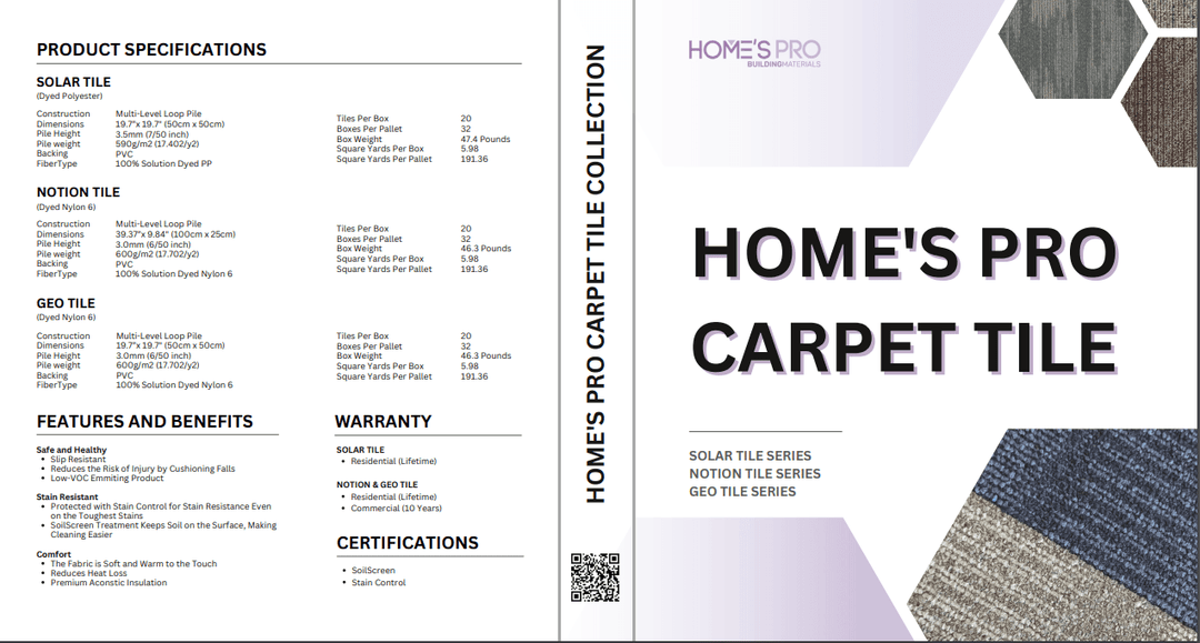 Home's Pro Carpet Tile - Geo Series - advancedflooring