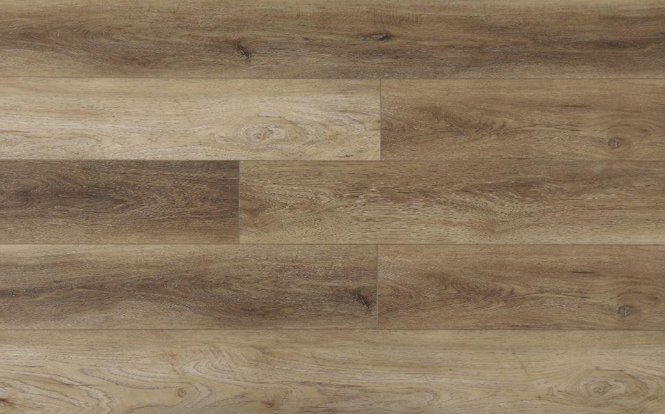 Close-up showing the texture and color of Josephine Purelux vinyl plank flooring.