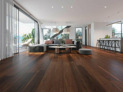 Natural - Vidar T&G American Black Walnut 11 2/3" x 3/4" Smooth Engineered Hardwood - advancedflooring