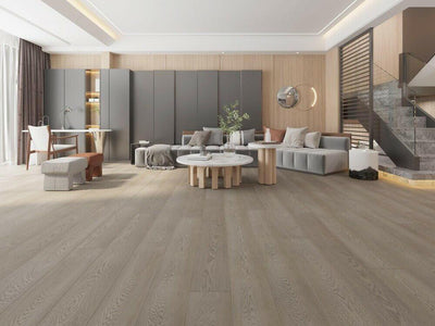 Sandy Grey - Vidar American Oak 9" x 3/4" Engineered Hardwood T&G - advancedflooring