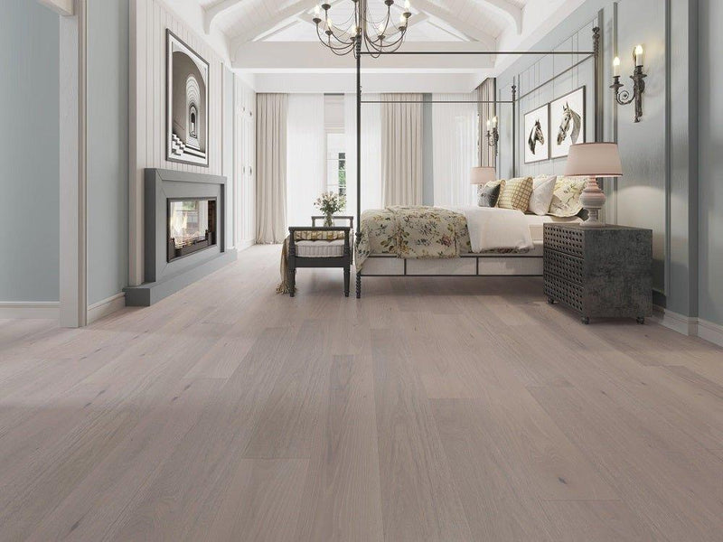 Seashell - Vidar T&G American Hickory 10 1/4" x 3/4" Engineered Hardwood - advancedflooring