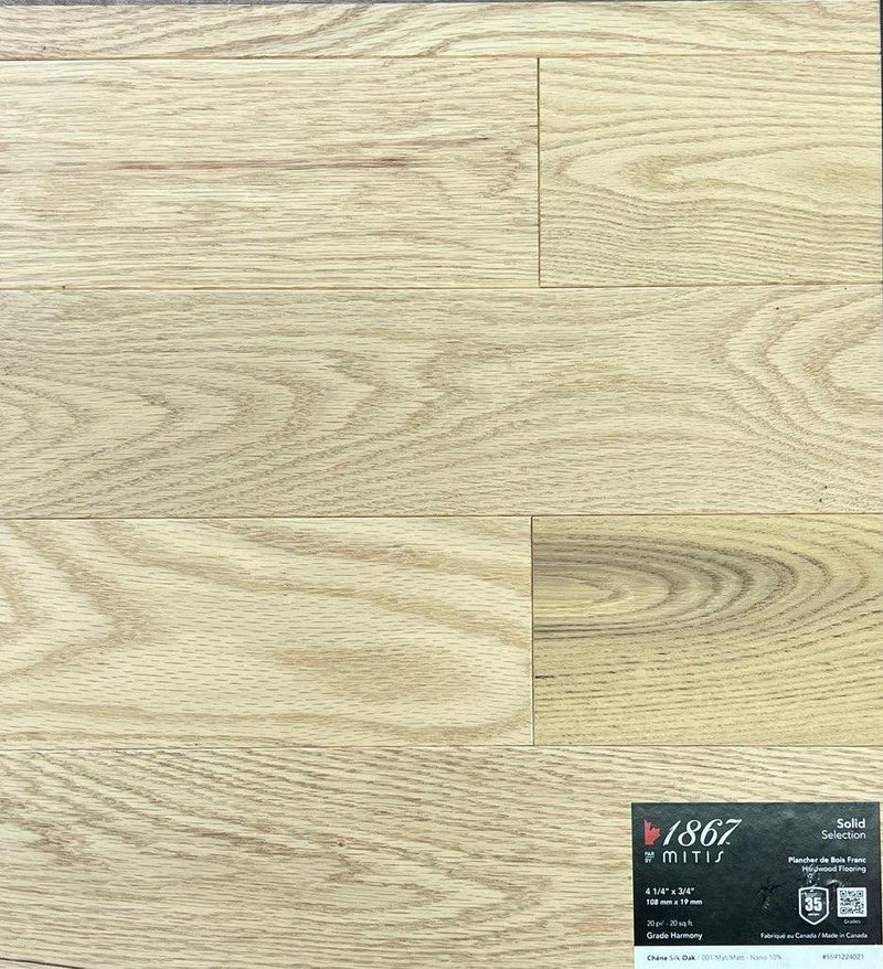 Chene Silk Oak 5591224021 - 1867 Solid Hardwood 4 1/4" x 3/4" - advancedflooring