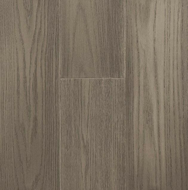 Close up of oak engineered hardwood Stone Grey.