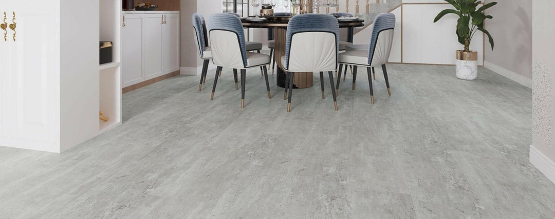 Travertino Grey - Centura SPC Vinyl Tiles 6.5mm Renaissance - advancedflooring