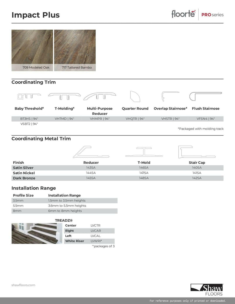 WASHED OAK - Shaw Vinyl 4.4mm IMPACT PLUS 2031V - advancedflooring